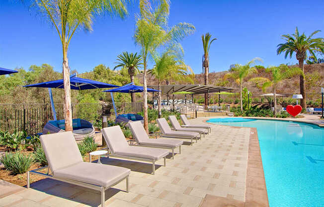 Swimming Pool With Relaxing Sundecks