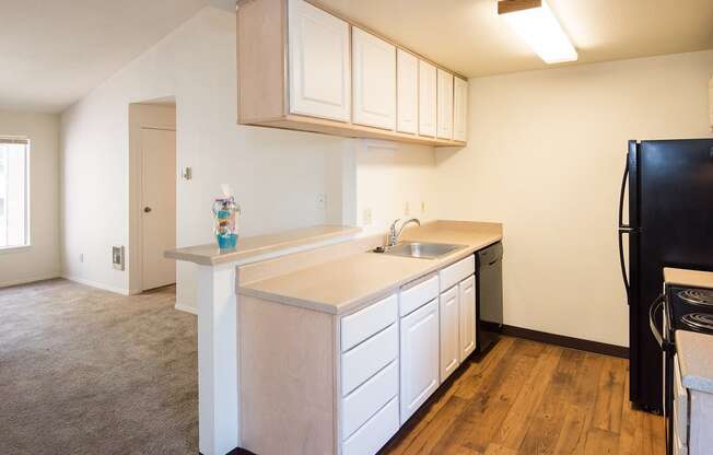 Apartment Upgraded Kitchen at Crown Court Apartments, Clackamas, 97015