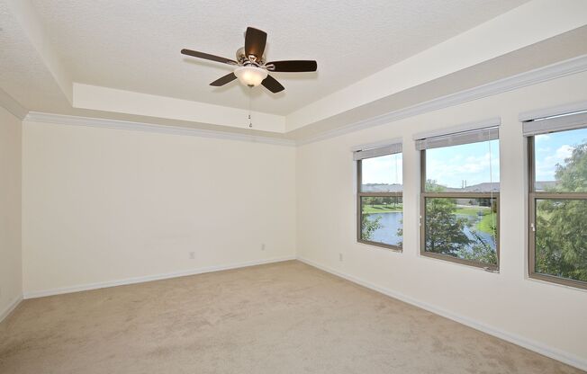 Modern 3/2.5 Spacious Townhome with Gorgeous Lake Views and 1 Car Garage in Thornbrooke - Sanford!