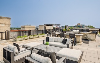 Rooftop Lounge with Grilling Stations