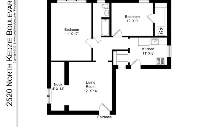 2 beds, 1 bath, 949 sqft, $2,095, Unit 2520-G