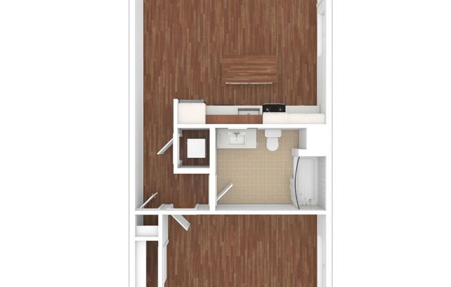 1 bed, 1 bath, 660 sqft, $2,295