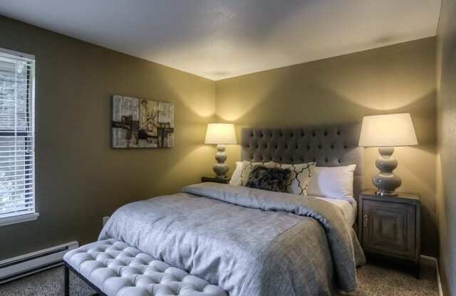 Comfortable Bedroom at Waverly Gardens Apartments, Portland, OR, 97233