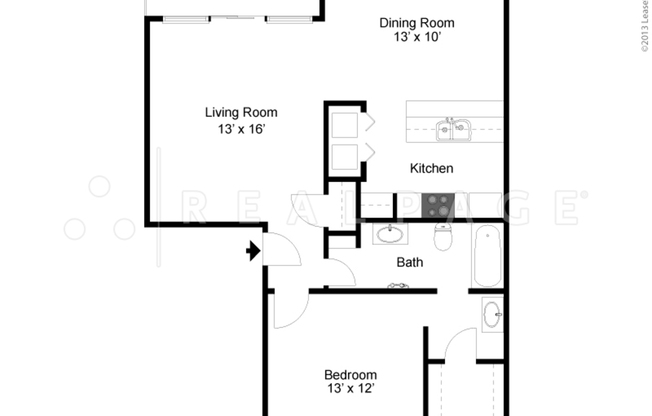 1 bed, 1 bath, 875 sqft, $1,395