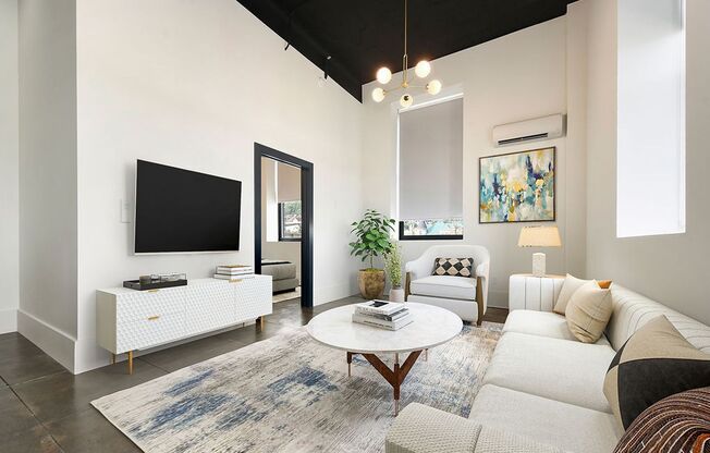 1 bed, 1 bath, 400 sqft, $1,350, Unit Schwab Industrial-005