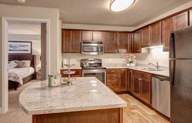 Fairways Kitchen with Island