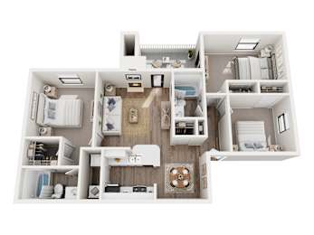 3 beds, 2 baths, 1,100 sqft, $1,673