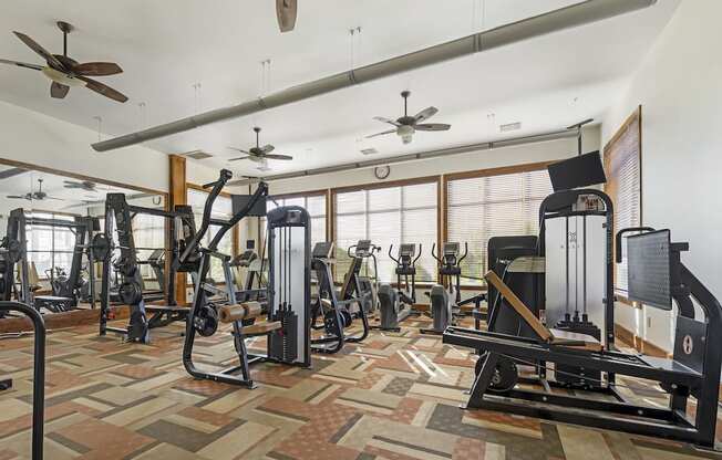 Fully Equipped Gym at Avena Apartments, CO
