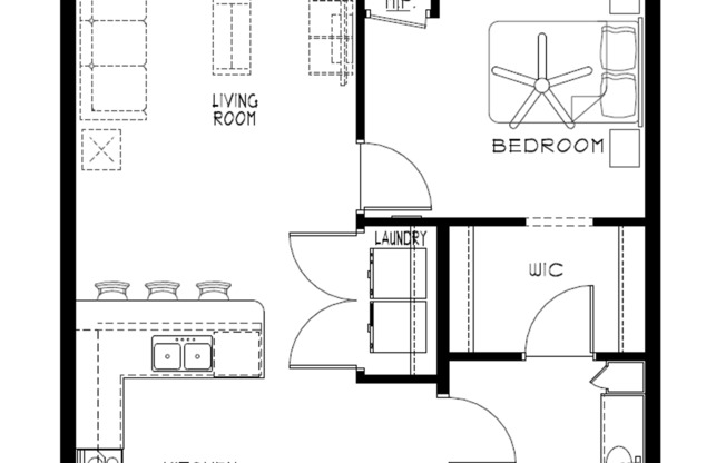 1 bed, 1 bath, 800 sqft, $1,595, Unit 237-HD