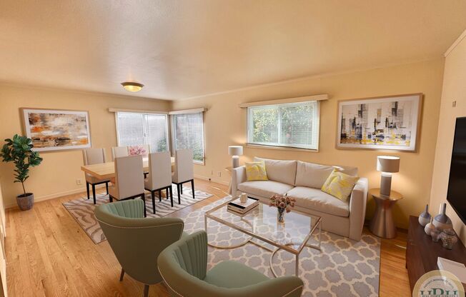 Spacious & Bright 2BR|1BA w/ One Garage Parking Spot Included