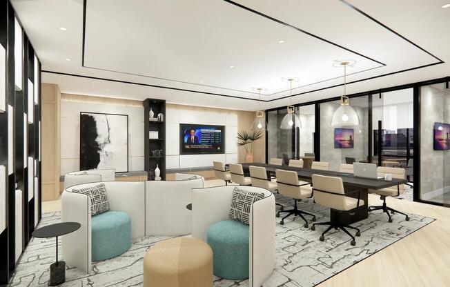 Host meetings in our private conference rooms.