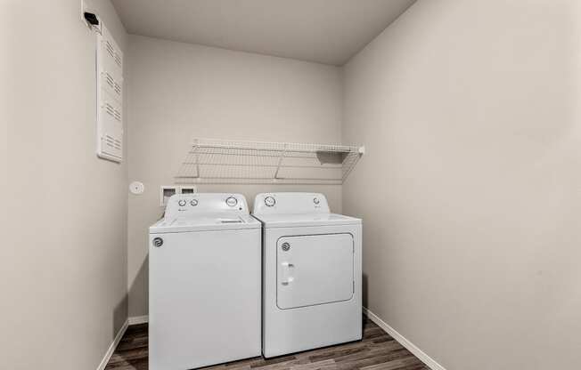 washer and dryer