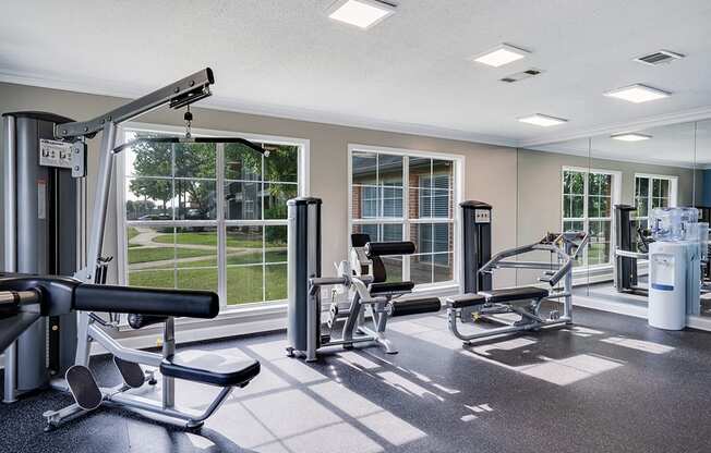 Weight Equipment in the Fitness Center