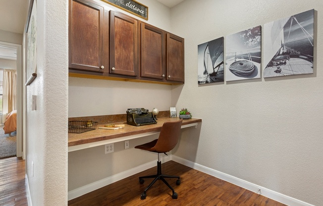 Do homework or work from a built in desk! at The Fairways at Star Ranch, Hutto, TX, 78634