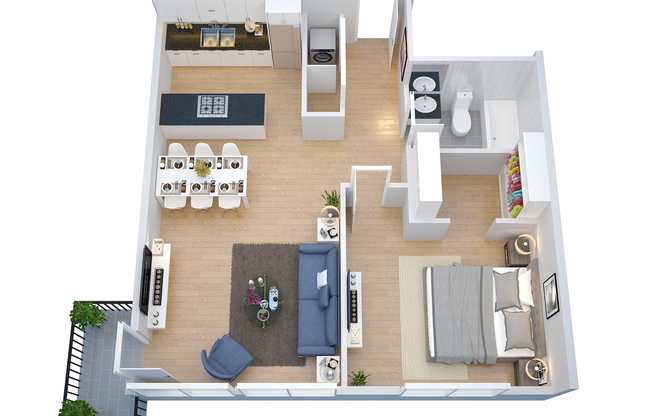 1 bed, 1 bath, 759 sqft, $2,475, Unit 202