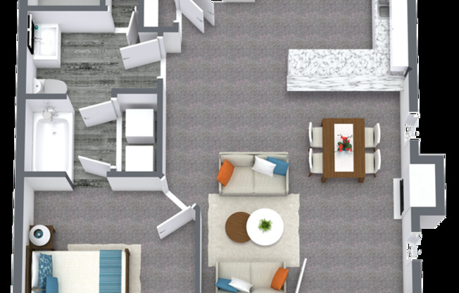 1 bed, 1 bath, 780 sqft, $1,335, Unit 811 - 212