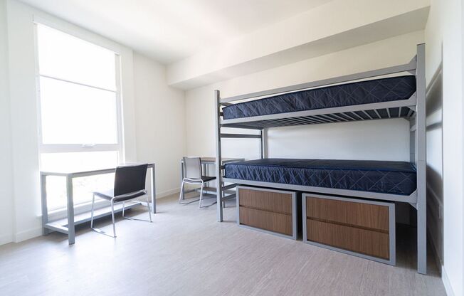 Studio, 1 bath, 470 sqft, $2,595, Unit Fully Furnished Studio (Standard) [Fall 2025-2026]