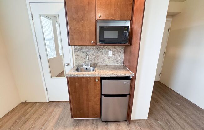 Studio, 1 bath, 160 sqft, $1,395, Unit 557