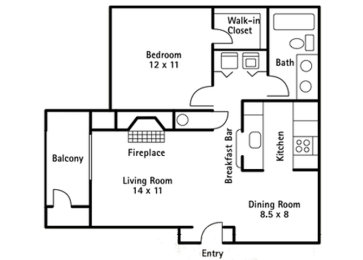 1 bed, 1 bath, 700 sqft, $1,715