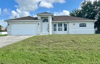 3 Bedroom 2 Bath 2 Car Garage In Cape Coral!