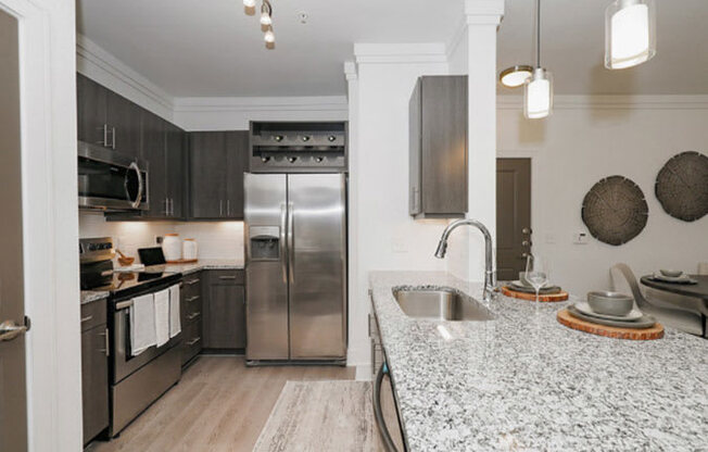 Granite Counter Tops at Cue Luxury Apartments, Texas, 77433