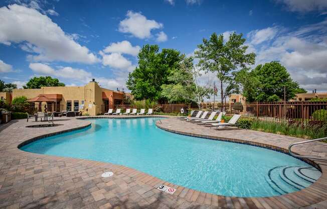 Salt Water Pool at Santa Fe Rentals 87507