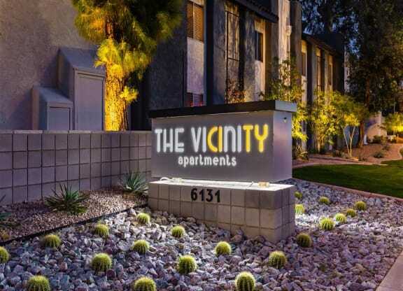 The Vicinity Sign at The Vicinity, Arizona, 85016