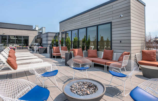 Rooftop Terrace with Grills and Fire Pit