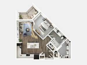 1 bed, 1 bath, 775 sqft, $1,820