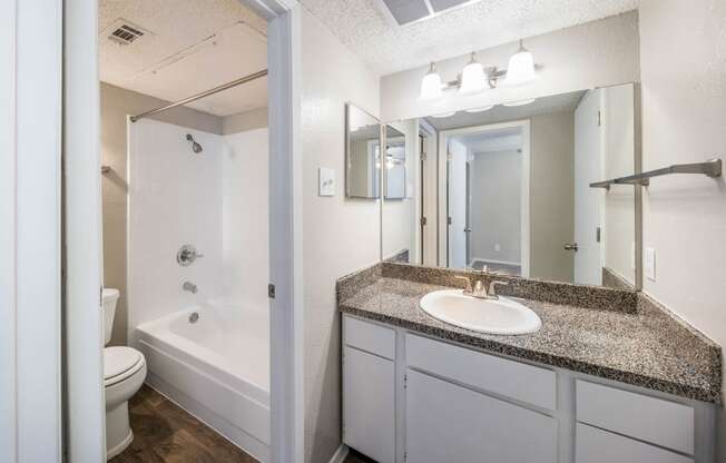 Crooked Stick: Bathroom, at Westdale Hills, Euless Texas