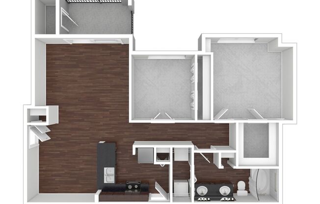 1 bed, 1 bath, 992 sqft, $1,495