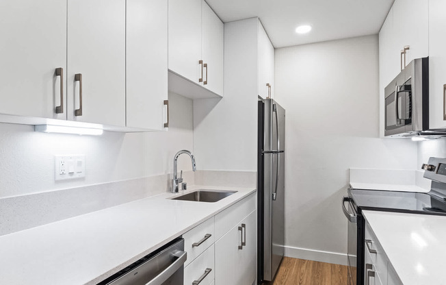 Kitchen with Stainless Steel Appliances