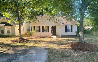 Charming ranch-style 2 Bedroom 1 Bath home in Pineville offering comfortable single-level living.