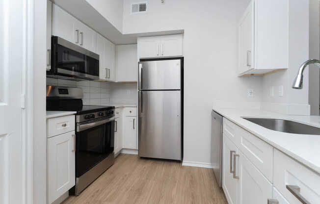 Kitchen with Stainless Steel Appliances