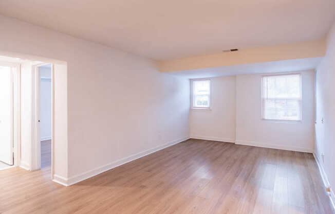Living Room with Hard Surface Flooring