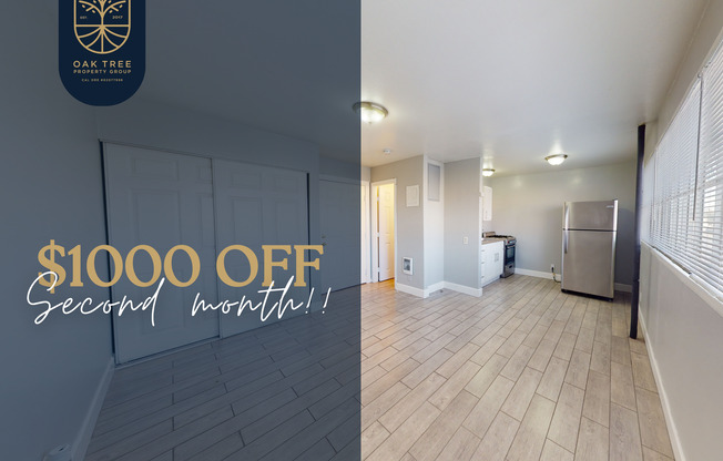 Studio, 1 bath, 270 sqft, $1,495, Unit #119
