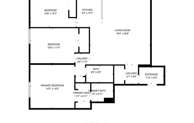 3 beds, 2 baths, 1,300 sqft, $1,650, Unit 103