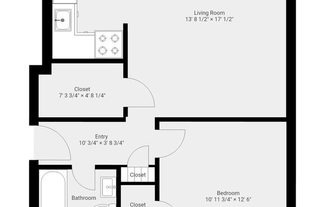 1 bed, 1 bath, 590 sqft, $2,225, Unit 09