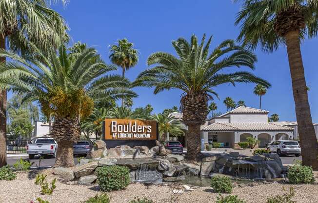 Entrance to Boulders at Boulders at Lookout Mountain Apartment Homes, Phoenix, AZ