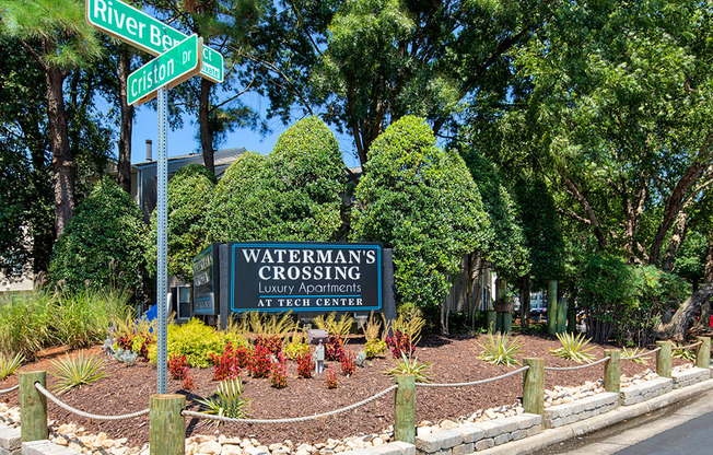 Waterman's Crossing Apartments in Newport News VA Sign