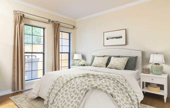 Bedroom with Hard Surface Flooring