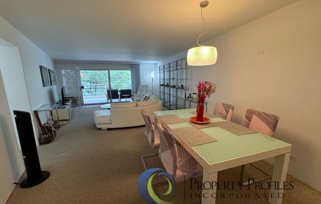 Large Furnished 2 Bedroom 2 Bath 2 Parking Unit at The Waipuna - Available Now!