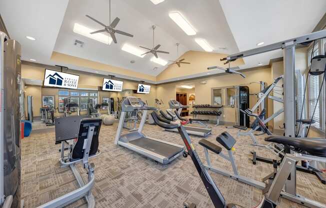 Fitness Center at Avellan Springs Apartments, Morrisville, NC