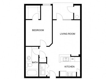 1 bed, 1 bath, 649 sqft, $1,160