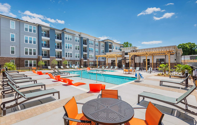 Exterior Pool with seating