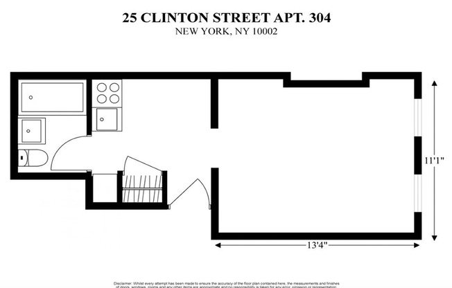 Studio, 1 bath, $2,610, Unit 304