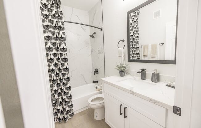 Bathroom at Haven Townhomes at P83 in Peoria Arizona 2023