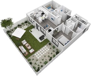 2 beds, 2 baths, 995 sqft, $1,835