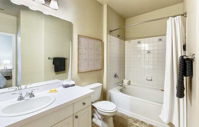 Lantern Woods Apartments - Well-lit bathrooms