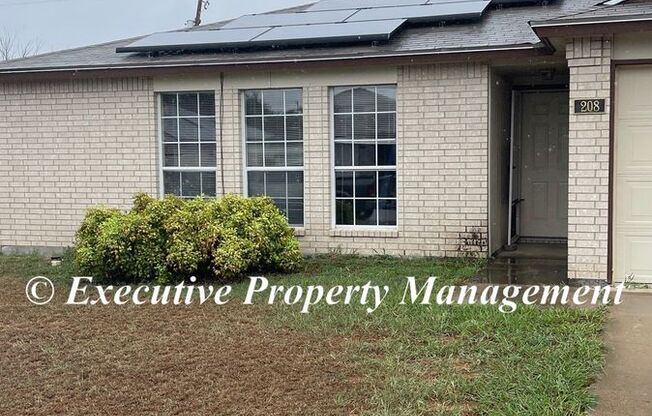 208 Mesquite Circle, Copperas Cove, TX 76522 (Occupied) (Solar Panels)